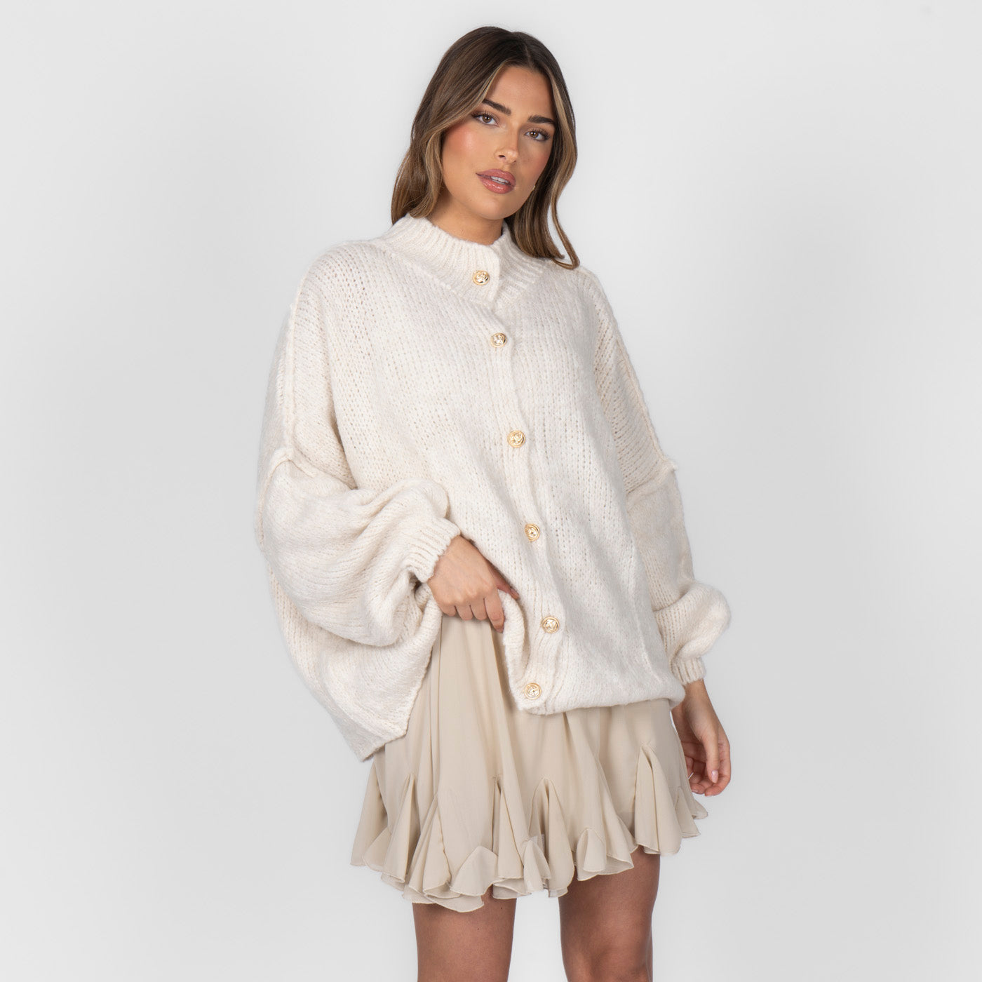 Elena | Oversize Pleteni Kardigan
