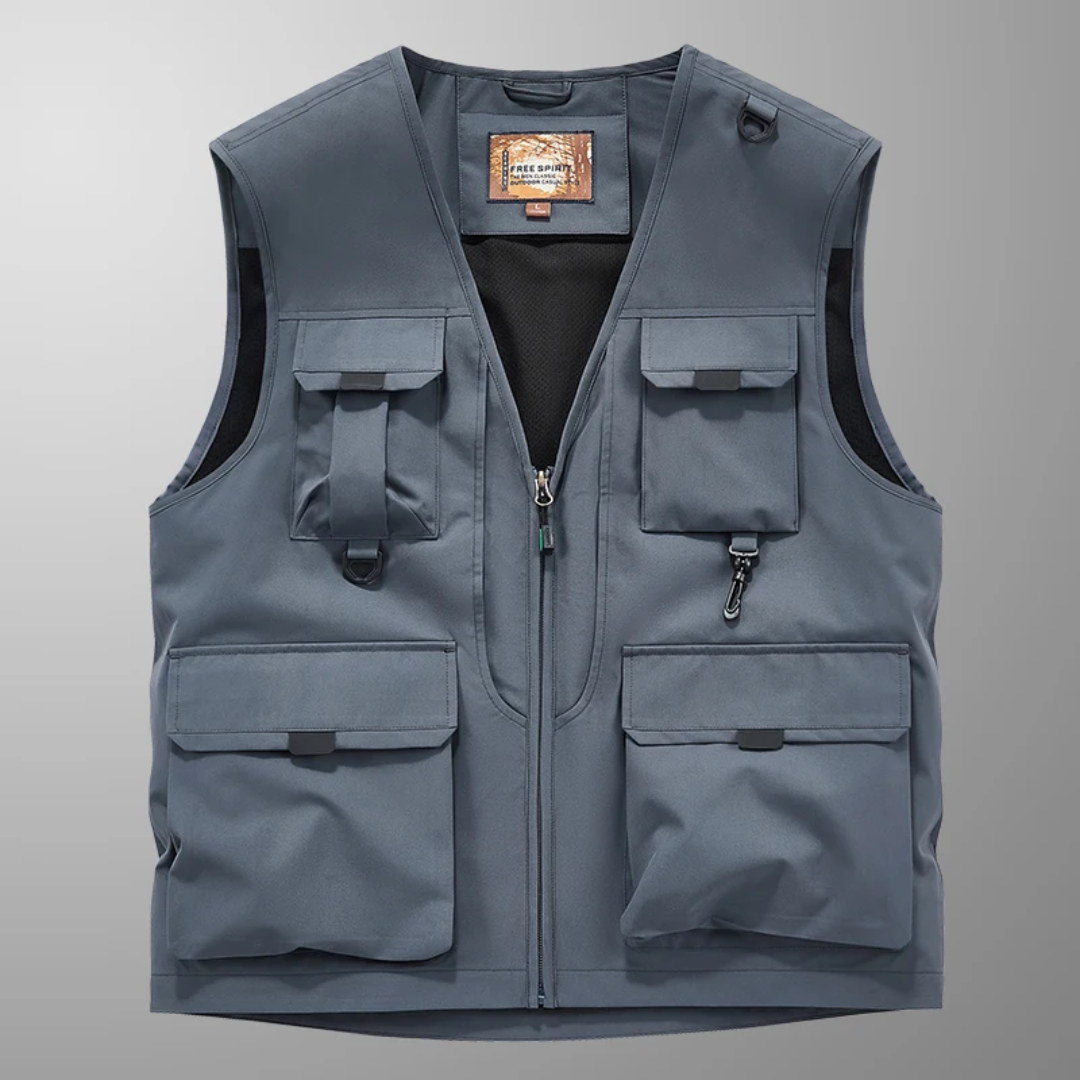 Elias | MULTI-POCKET RESPIRANT GILET
