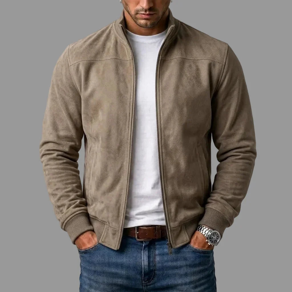 VALENTINO™ | PREMIUM BOMBER JAKNA OD DIVLJE KOŽE