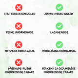Kompresivne čarape Wolkenleicht