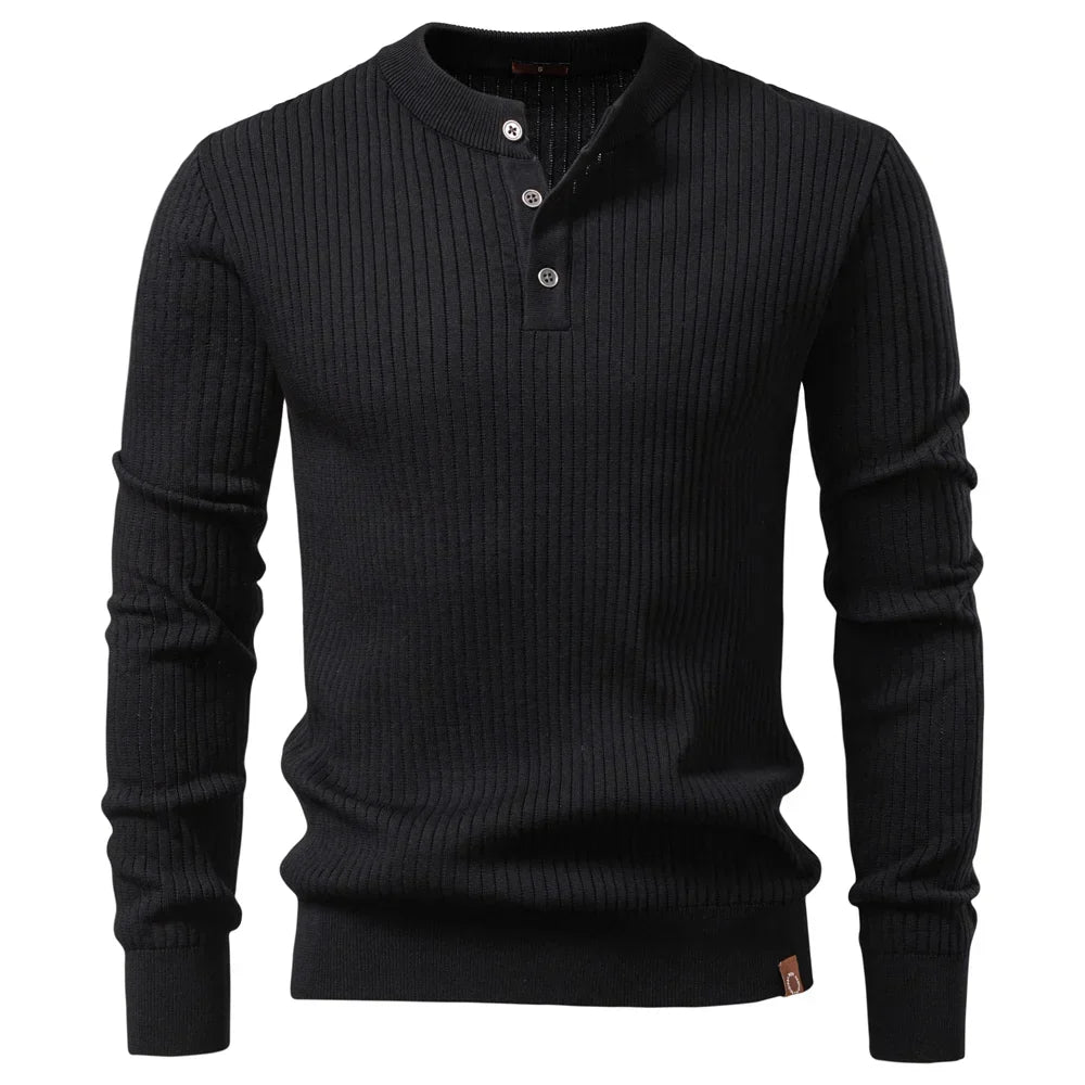 AB™ | Casual zimski polo majica sa dugmadi
