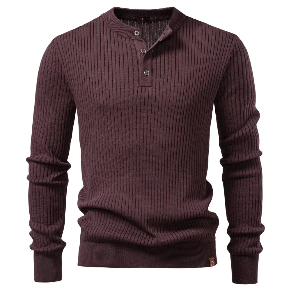 AB™ | Casual zimski polo majica sa dugmadi