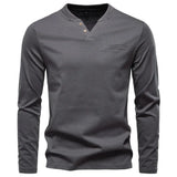 AB™ | Henley Majica sa Dugim Rukavima