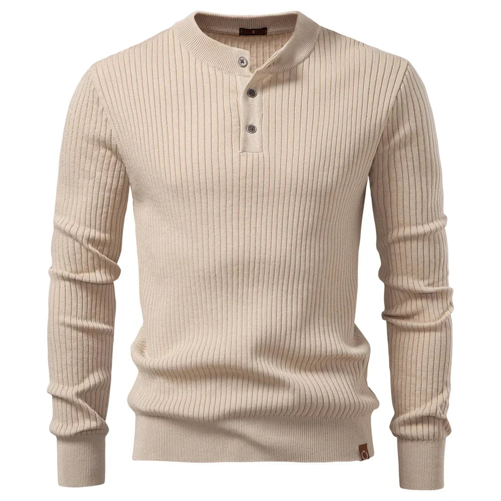 AB™ | Casual zimski polo majica sa dugmadi